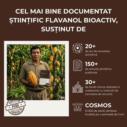 Cacao pură de ceremonie - 600mg de flavanol